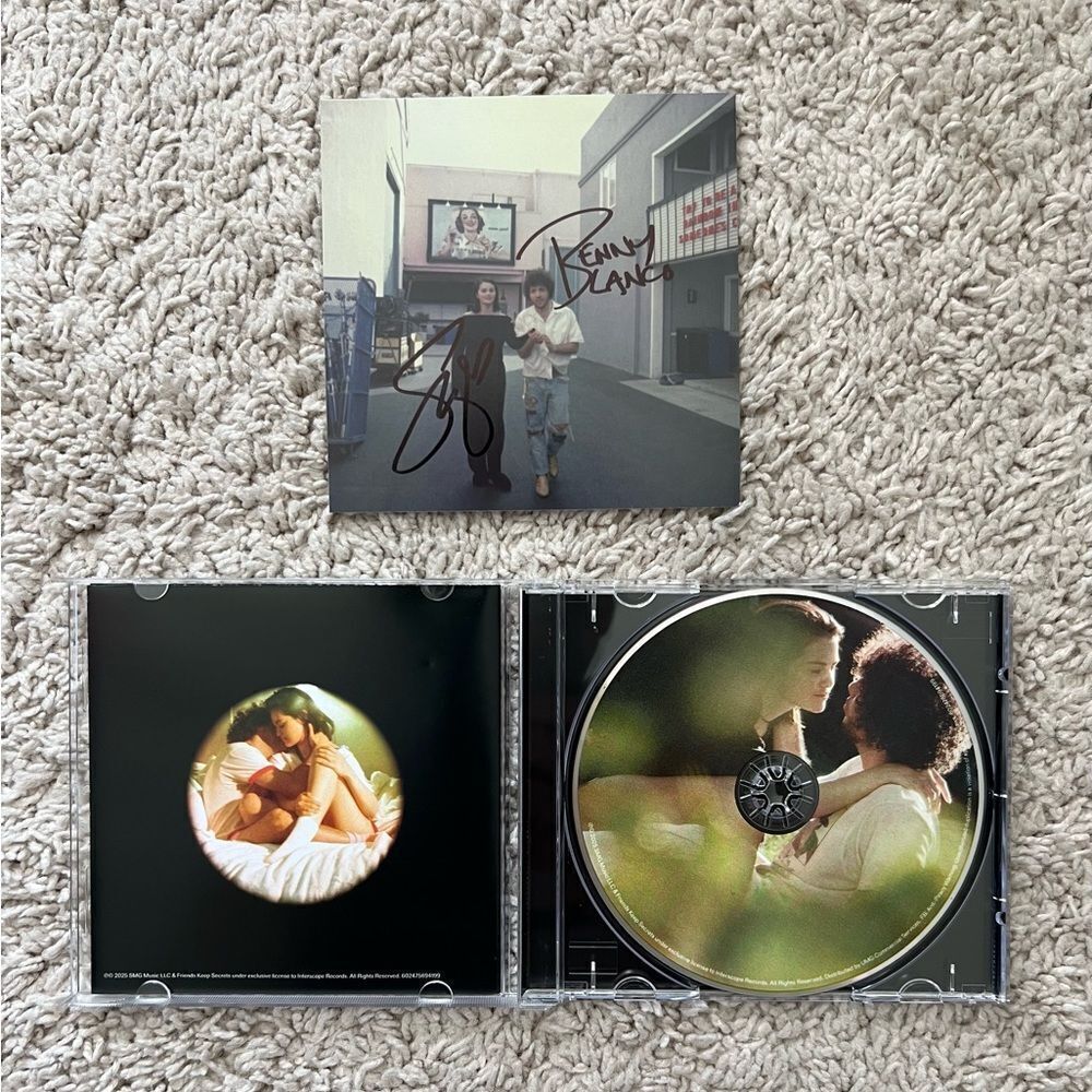 Selena Gomez Benny Blanco I Said I Love You First SIGNED Insert Cd